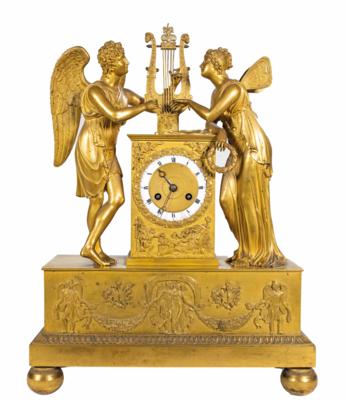 Charles X-Ormolu Kaminuhr "Amor und Psyche" - Mobili e interni