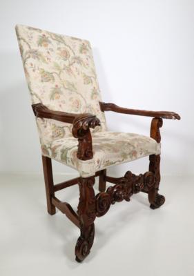 Fauteuil im Barockstil, 19. Jahrhundert - Möbel und Interieur