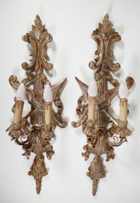 Paar Wandappliken, wohl Italien, Anfang 20. Jahrhundert - Nábytek a interiér