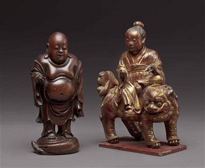 2 asiatische Figuren, China 20. Jhdt. - Arte, antiquariato e gioielli - Salisburgo