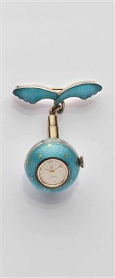Broschen-Kugeluhr - Schmuck, Taschen- und Armbanduhren, Kunst des 20.Jahrhunderts  - Salzburg