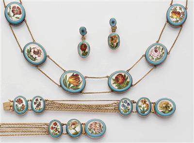 Klassizistisches Micromosai-Collier, Rom Anfang 19. Jhdt. - Arte, antiquariato e gioielli - Salisburgo