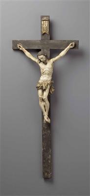 Kruzifix, Alpenländisch 18. Jhdt. - Christmas-auction Furniture, Carpets, Paintings