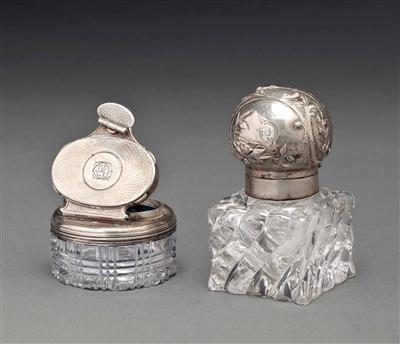 2 Tintenfässer - Schmuck, Taschen- und Armbanduhren - Kunst des 20. Jahrhunderts