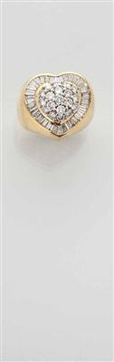 Brillant-Diamantdamenring zus. ca. 2,10 ct - Antiques, art and jewellery - Salzburg