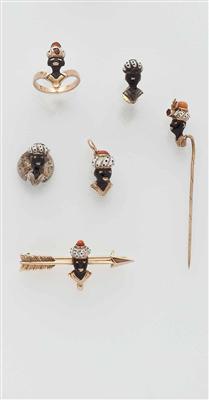 Morettikopf-Schmuckgarnitur - Antiques, art and jewellery - Salzburg
