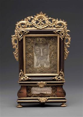 Altarretabel - Il Volto Santo der heiligen Veronica, Österreich um 1760/70 - Osterauktion - Kunst und Antiquitäten