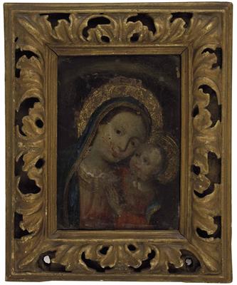 Marien-Gnadenbild, Italien, 17./18. Jhdt. - Easter Auction (Art & Antiques)