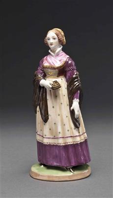 Alt-Münchner Bürgersfrau, Nymphenburg um 1900 - Easter Auction (Art & Antiques)