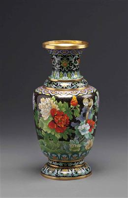 Cloisonné-Vase, Japan um 1900 - Velikono?ní aukce