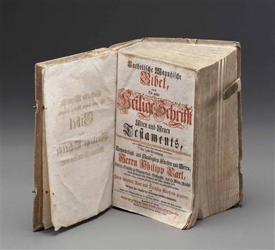 Mainzer Bibel 1740: - Osterauktion - Kunst und Antiquitäten