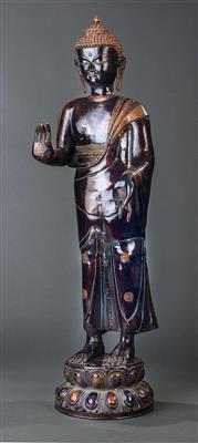 Buddhafigur, Thailand, 20. Jhdt. - Schmuck, Taschen- und Armbanduhren - Kunst des 20. Jahrhunderts; Sonderteil Nachlass Schlagersängerin LOLITA