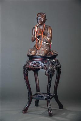 Buddhistischer Mönch, Tibet?,20. Jhdt. - Um?ní, starožitnosti, šperky – Salzburg