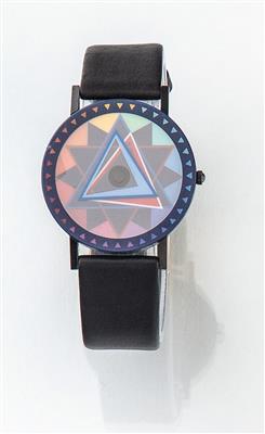 Movado Rainbow Collection One by Yaacov Agam 1989 - Schmuck, Taschen- und Armbanduhren - Kunst des 20. Jahrhunderts; Sonderteil Nachlass Schlagersängerin LOLITA