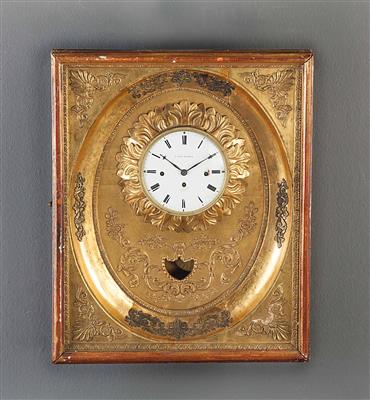 Biedermeier-Rahmenuhr von A. List in Wien, um 1830 - Osterauktion - Kunst und Antiquitäten