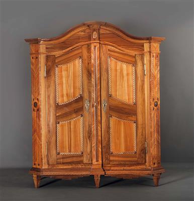 Josefinischer Hallenschrank, Bodensee-Gebiet um 1780/1800 - Easter Auction (Art & Antiques)