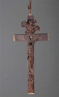 Wetter-Reliquienkreuz, Alpenländisch um 1800 - Easter Auction (Art & Antiques)