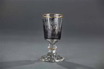 Pokal, wohl Josef Lenhardt, Steinschönau Ende 19. Jhdt. - Osterauktion - Kunst und Antiquitäten