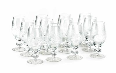 12 Biergläser, 3. Drittel 20. Jhdt. - Collection Friedrich W. Assmann