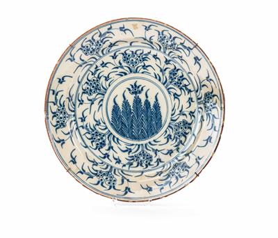 Teller, Englische Delftware, Mitte 18. Jhdt. - Collection Friedrich W. Assmann