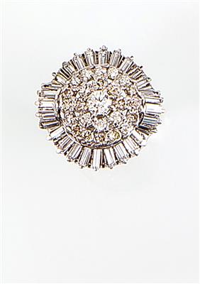 Diamantring zus. ca. 2 ct - Antiques, art and jewellery – Salzburg