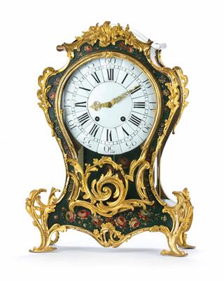 Pendule im Louis-Quinze-Stil, Frankreich,19. Jhdt. - Christmas-auction Salzburg- Furniture, Carpets, Paintings