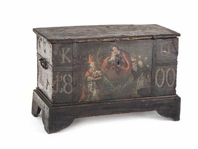 Kleine bäuerliche Truhe - Easter Auction (Art & Antiques)