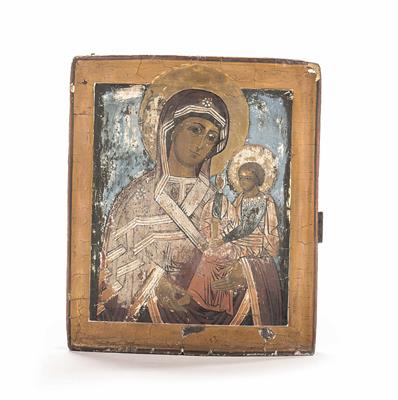 Russische Ikone, 18./19. Jhdt. - Easter Auction (Art & Antiques)