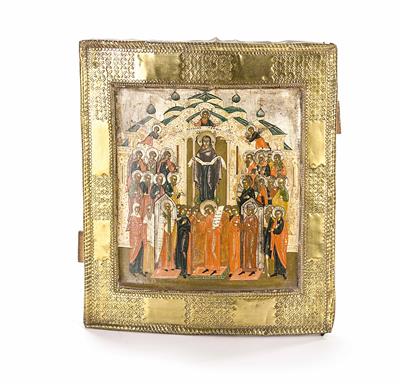 Russische Ikone, 18. Jhdt. - Easter Auction (Art & Antiques)
