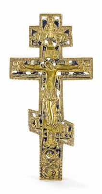 Russisches Segenskreuz um 1800 - Easter Auction (Art & Antiques)