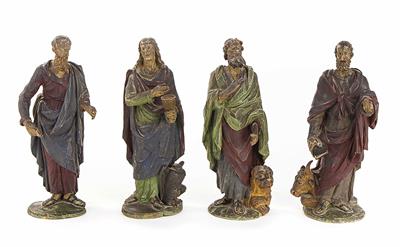 Die vier Evangelisten, Tirol, 1. Hälfte 19. Jhdt. - Asta di Natale - Mobili, tappeti, dipinti