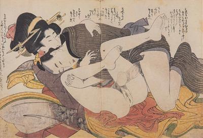 Kitagawa Utamaro - Christmas-auction Furniture, Carpets, Paintings