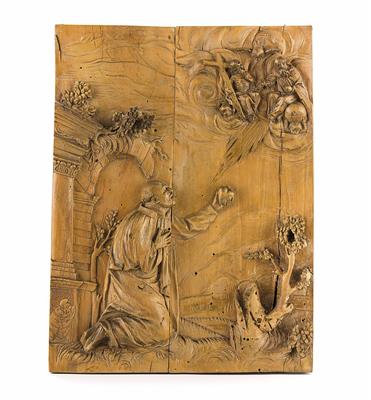 Paar Buchsbaum-Reliefs, Süddeutsch um 1700 - Velikonoční aukce