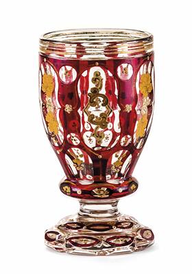 Fußbecher, Böhmen um 1840 - Easter Auction (Art & Antiques)