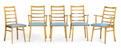 4 Armsessel, 1 Sessel, Modell ca. 1960/70 - Schmuck, Uhren und Antiquitäten