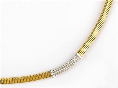 Brillant Collier zus. ca. 1,39 ct - Umění, starožitnosti, šperky – Salzburg