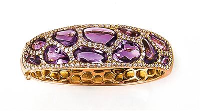 Brillantarmreif zus. ca. 3,75 ct - Antiques, art and jewellery – Salzburg