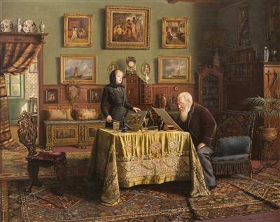 Carl Johann Spielter - Christmas-auction Furniture, Carpets, Paintings