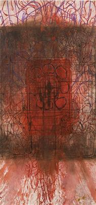 Hermann Nitsch * - Vánoční aukce - obrazy, koberce, nábytek