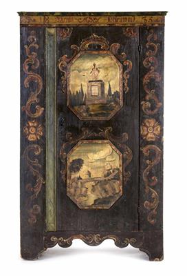 Tiroler Bauernkasten, 1. Hälfte 19. Jahrhundert - Christmas-auction Furniture, Carpets, Paintings