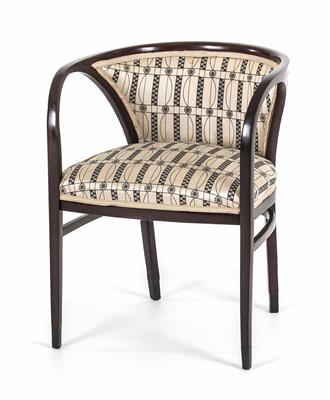 Rundlehn-Halbfauteuil, Firma Thonet, Wien um 1905 - Furniture