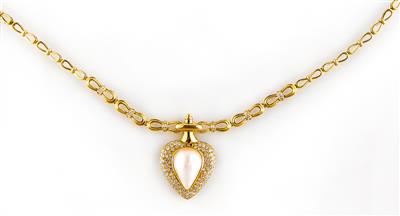 Brillantcollier zus. ca. 2,45 ct - Schmuck, Uhren und Kleinkunst