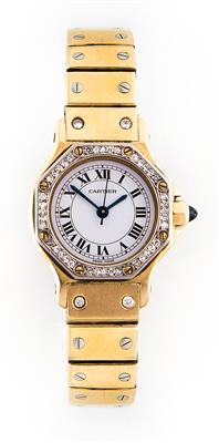 Cartier Santos Lady Oktagon - Klenoty, umění a starožitnosti