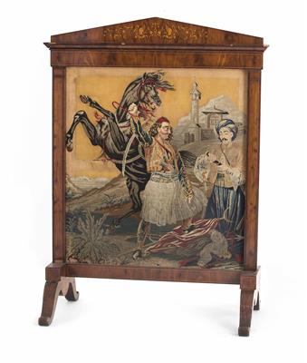 Biedermeier-Stellschirm um 1825/30 - Christmas auction