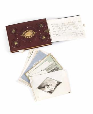 Freundschafts- und Poesiealbum, um 1860 - Weihnachtsauktion