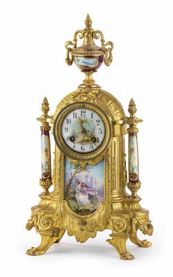 Napoleon III-Kaminuhr, wohl Frankreich, 2. Hälfte 19. Jahrhundert - Vánoční aukce