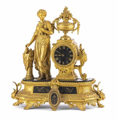 Napoleon III-Pendule, Frankreich um 1870/80 - Asta di Natale