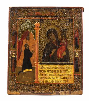 Russische Ikone, 19. Jahrhundert - Velikonoční aukce