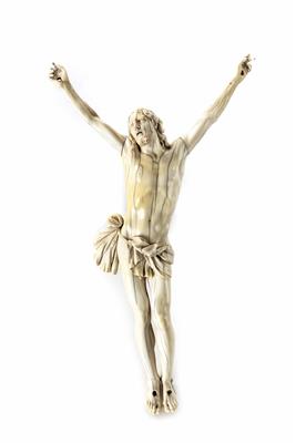 Kruzifixkorpus - Cristo vivo, in der Manier der frühbarocken Italo-Flämischen Meister, wohl 19. Jahrhundert - Easter Auction