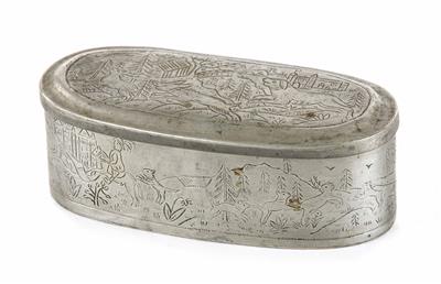 Ovale Deckeldose - Tabatiere?, 18. Jahrhundert - Velikonoční aukce